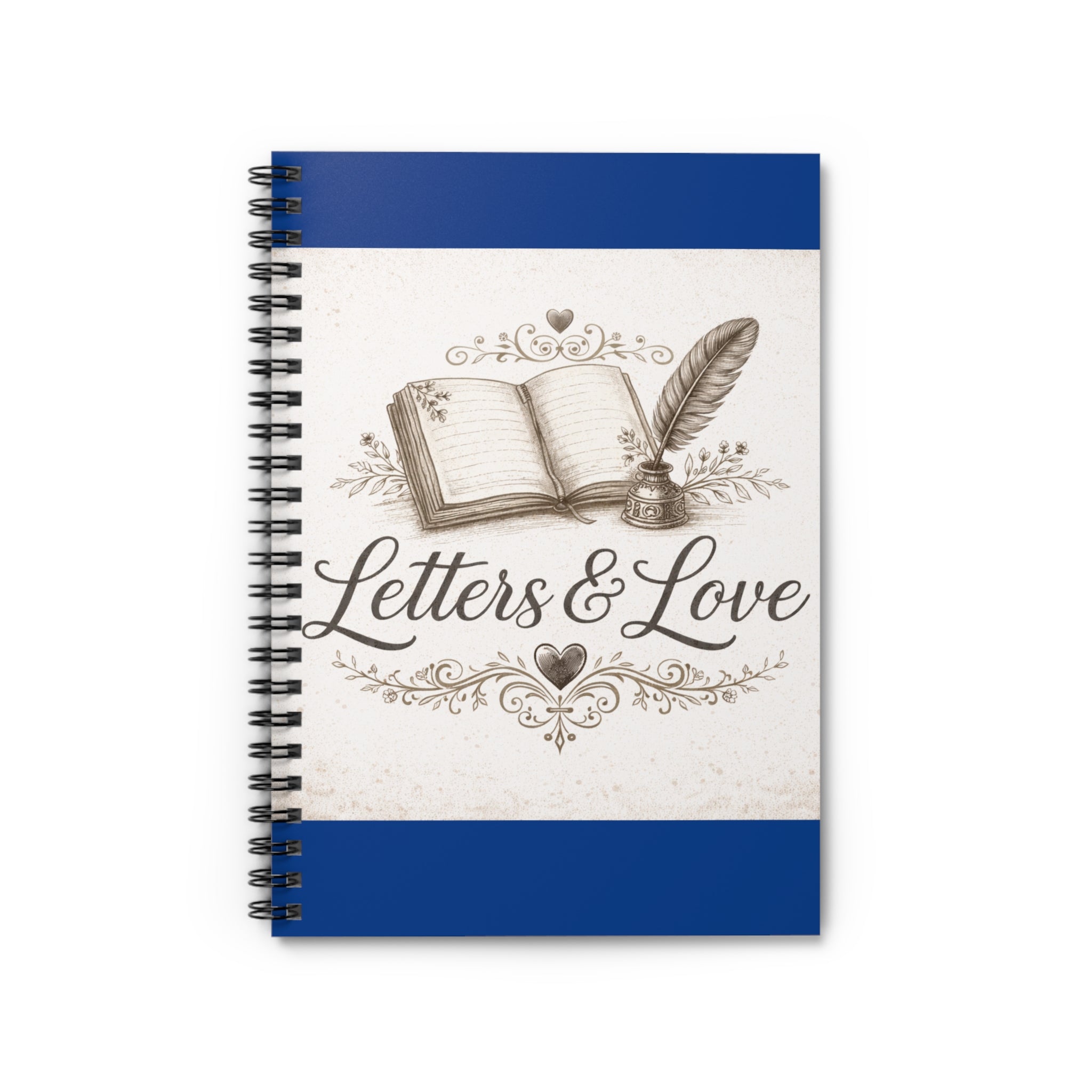 Letters and Love Spiral Notebook.