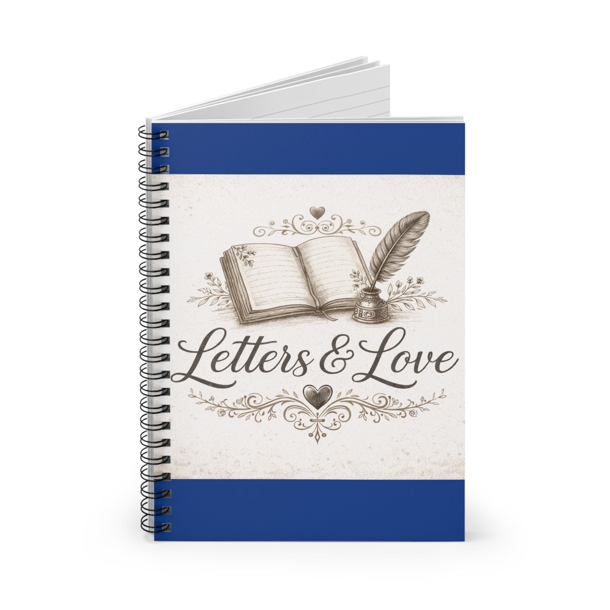 Letters and Love Spiral Notebook.