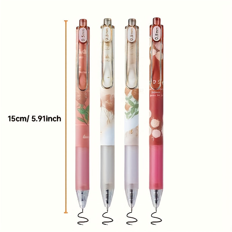 Vintage Rose Retractable Ballpoint Pens