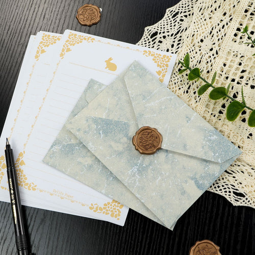 Gilded Wax Seal Envelope