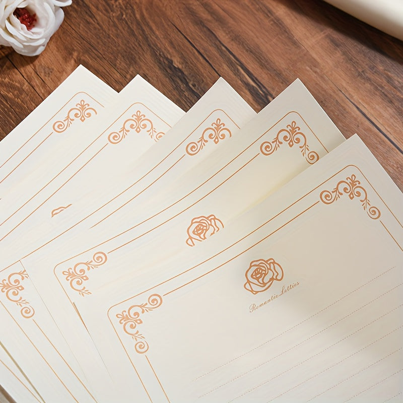 Vintage Style Love Confession and Blessing Letter Paper